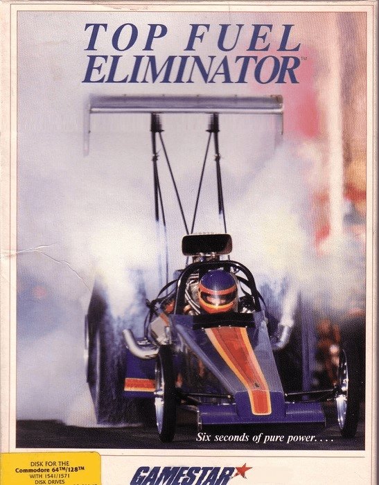 Top Fuel Eliminator box art for Commodore 64